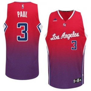 Los Angeles Clippers Chris Paul #3 Resonate Fashion Swingman Maillot d'équipe de NBA - Rouge pour Homme