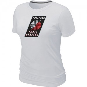 T-Shirt NBA Blanc Portland Trail Blazers Big & Tall Femme