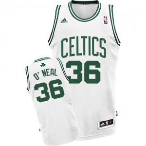 Maillot Adidas Blanc Home Swingman Boston Celtics - Shaquille O'Neal #36 - Homme