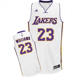 Los Angeles Lakers Louis Williams #23 Alternate Swingman Maillot d'équipe de NBA - Blanc pour Homme