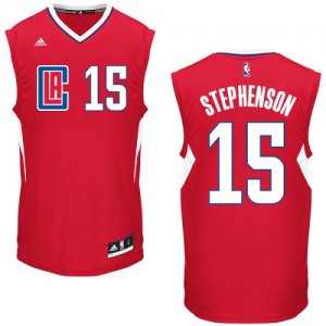 Maillot NBA Los Angeles Clippers #15 Lance Stephenson Rouge Adidas Swingman Road - Homme