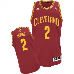 Maillot NBA Swingman Kyrie Irving #2 Cleveland Cavaliers Road Vin Rouge - Homme