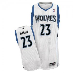 Maillot NBA Authentic Kevin Martin #23 Minnesota Timberwolves Home Blanc - Homme