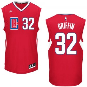 Maillot NBA Los Angeles Clippers #32 Blake Griffin Rouge Adidas Swingman Road - Femme