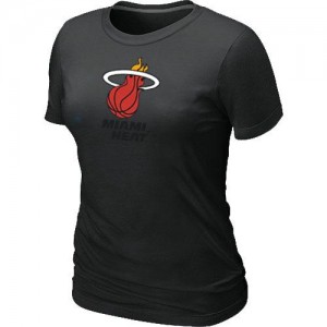 T-shirt principal de logo Miami Heat NBA Big & Tall Noir - Femme