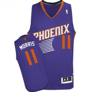 Maillot NBA Violet Markieff Morris #11 Phoenix Suns Road Authentic Homme Adidas