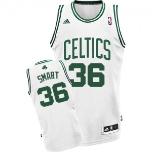 Maillot NBA Swingman Marcus Smart #36 Boston Celtics Home Blanc - Homme