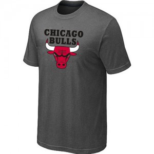 T-Shirt NBA Chicago Bulls Big & Tall Gris foncé - Homme