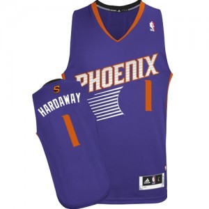 Phoenix Suns Penny Hardaway #1 Road Swingman Maillot d'équipe de NBA - Violet pour Homme
