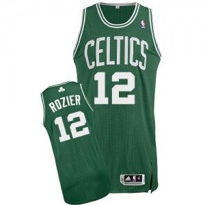 Maillot Authentic Boston Celtics NBA Road Vert (No Blanc) - #12 Terry Rozier - Homme