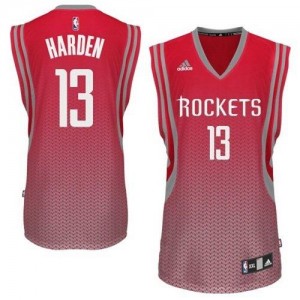 Houston Rockets James Harden #13 Resonate Fashion Swingman Maillot d'équipe de NBA - Rouge pour Homme