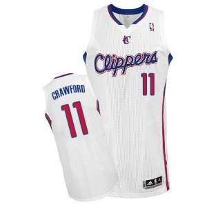 Maillot Authentic Los Angeles Clippers NBA Home Blanc - #11 Jamal Crawford - Homme