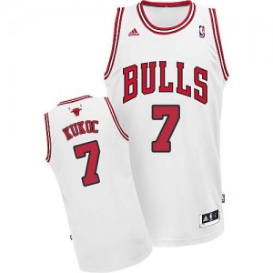 Maillot Adidas Blanc Home Swingman Chicago Bulls - Toni Kukoc #7 - Homme