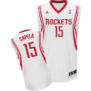 Maillot NBA Swingman Clint Capela #15 Houston Rockets Home Blanc - Homme