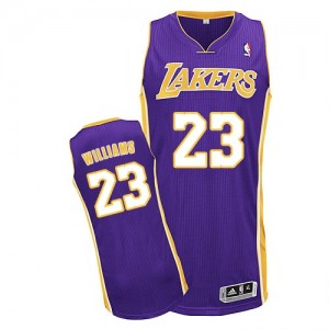 Maillot Authentic Los Angeles Lakers NBA Road Violet - #23 Louis Williams - Homme