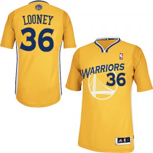 Maillot Authentic Golden State Warriors NBA Alternate Or - #36 Kevon Looney - Homme