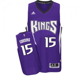 Sacramento Kings DeMarcus Cousins #15 Road Swingman Maillot d'équipe de NBA - Violet pour Homme