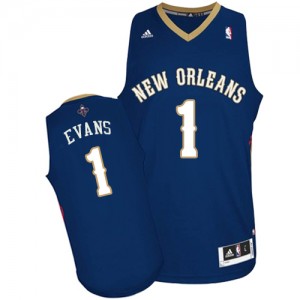 Maillot NBA Swingman Tyreke Evans #1 New Orleans Pelicans Road Bleu marin - Homme