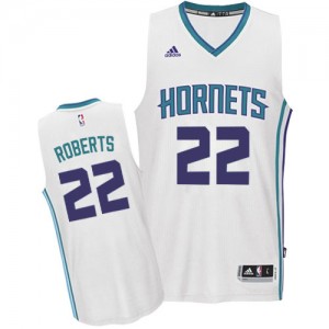 Charlotte Hornets #22 Adidas Home Blanc Swingman Maillot d'équipe de NBA prix d'usine en ligne - Brian Roberts pour Homme