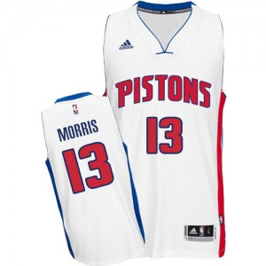 Maillot Swingman Detroit Pistons NBA Home Blanc - #13 Marcus Morris - Homme