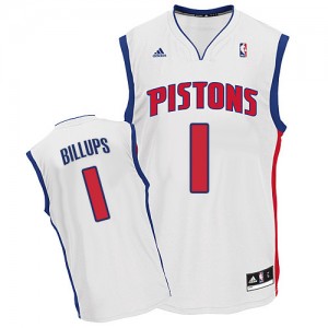 Maillot NBA Swingman Chauncey Billups #1 Detroit Pistons Home Blanc - Homme
