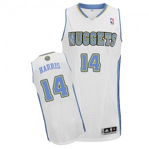 Maillot Authentic Denver Nuggets NBA Home Blanc - #14 Gary Harris - Homme