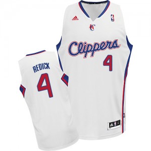 Maillot NBA Los Angeles Clippers #4 JJ Redick Blanc Adidas Swingman Home - Homme