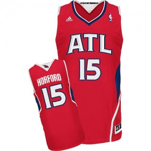 Maillot NBA Rouge Al Horford #15 Atlanta Hawks Alternate Swingman Homme Adidas