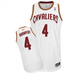 Maillot NBA Cleveland Cavaliers #4 Iman Shumpert Blanc Adidas Authentic Home - Homme