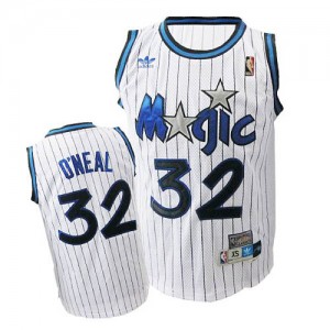 Maillot NBA Swingman Shaquille O'Neal #32 Orlando Magic Throwback Blanc - Homme
