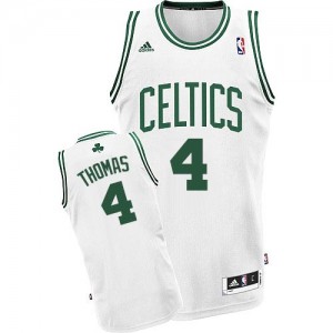Boston Celtics Isaiah Thomas #4 Home Swingman Maillot d'équipe de NBA - Blanc pour Homme