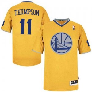 Maillot NBA Authentic Klay Thompson #11 Golden State Warriors 2013 Christmas Day Or - Homme