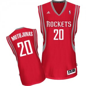 Maillot Swingman Houston Rockets NBA Road Rouge - #20 Donatas Motiejunas - Homme