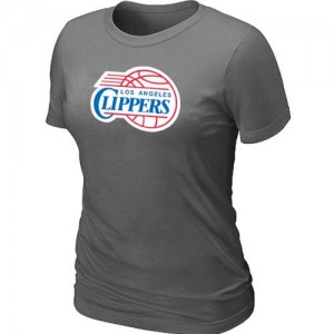 T-shirt principal de logo Los Angeles Clippers NBA Big & Tall Gris foncé - Femme
