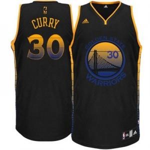 Golden State Warriors #30 Adidas Vibe Noir Swingman Maillot d'équipe de NBA en ligne - Stephen Curry pour Homme