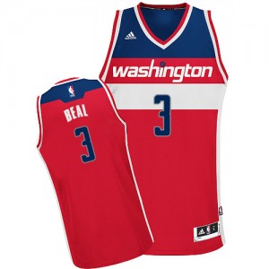 Maillot NBA Swingman Bradley Beal #3 Washington Wizards Road Rouge - Homme