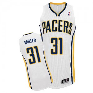 Indiana Pacers Reggie Miller #31 Home Authentic Maillot d'équipe de NBA - Blanc pour Homme