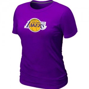 T-shirt principal de logo Los Angeles Lakers NBA Big & Tall Violet - Femme
