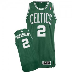 Maillot Adidas Vert (No Blanc) Road Authentic Boston Celtics - Red Auerbach #2 - Homme