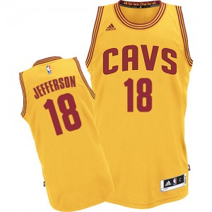Maillot NBA Cleveland Cavaliers #18 Richard Jefferson Or Adidas Swingman Alternate - Homme