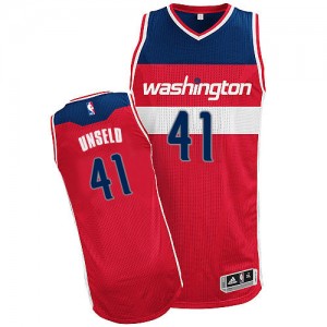 Maillot Authentic Washington Wizards NBA Road Rouge - #41 Wes Unseld - Homme
