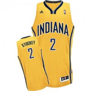 Maillot Adidas Or Alternate Swingman Indiana Pacers - Rodney Stuckey #2 - Homme