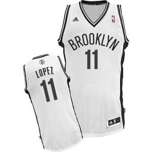 Maillot NBA Swingman Brook Lopez #11 Brooklyn Nets Home Blanc - Homme