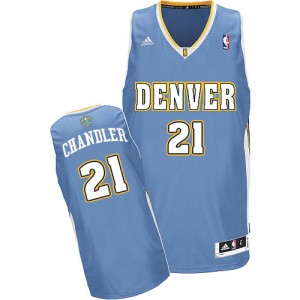 Maillot Swingman Denver Nuggets NBA Road Bleu clair - #21 Wilson Chandler - Homme
