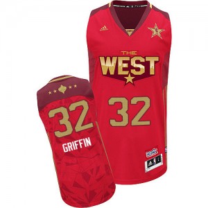 Maillot NBA Rouge Blake Griffin #32 Los Angeles Clippers 2011 All Star Swingman Homme Adidas