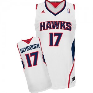 Maillot NBA Swingman Dennis Schroder #17 Atlanta Hawks Home Blanc - Homme