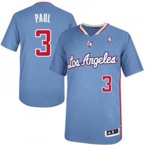 Maillot NBA Bleu royal Chris Paul #3 Los Angeles Clippers Pride Authentic Homme Adidas