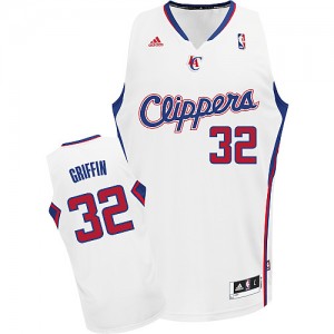 Los Angeles Clippers Blake Griffin #32 Home Swingman Maillot d'équipe de NBA - Blanc pour Homme