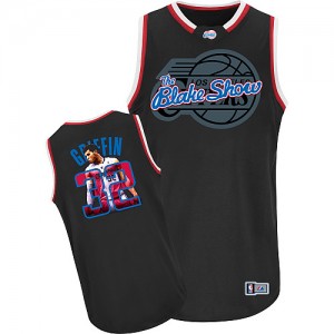 Maillot NBA Los Angeles Clippers #32 Blake Griffin Noir Adidas Authentic Notorious - Homme