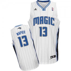 Orlando Magic #13 Adidas Home Blanc Swingman Maillot d'équipe de NBA la vente - Shabazz Napier pour Homme